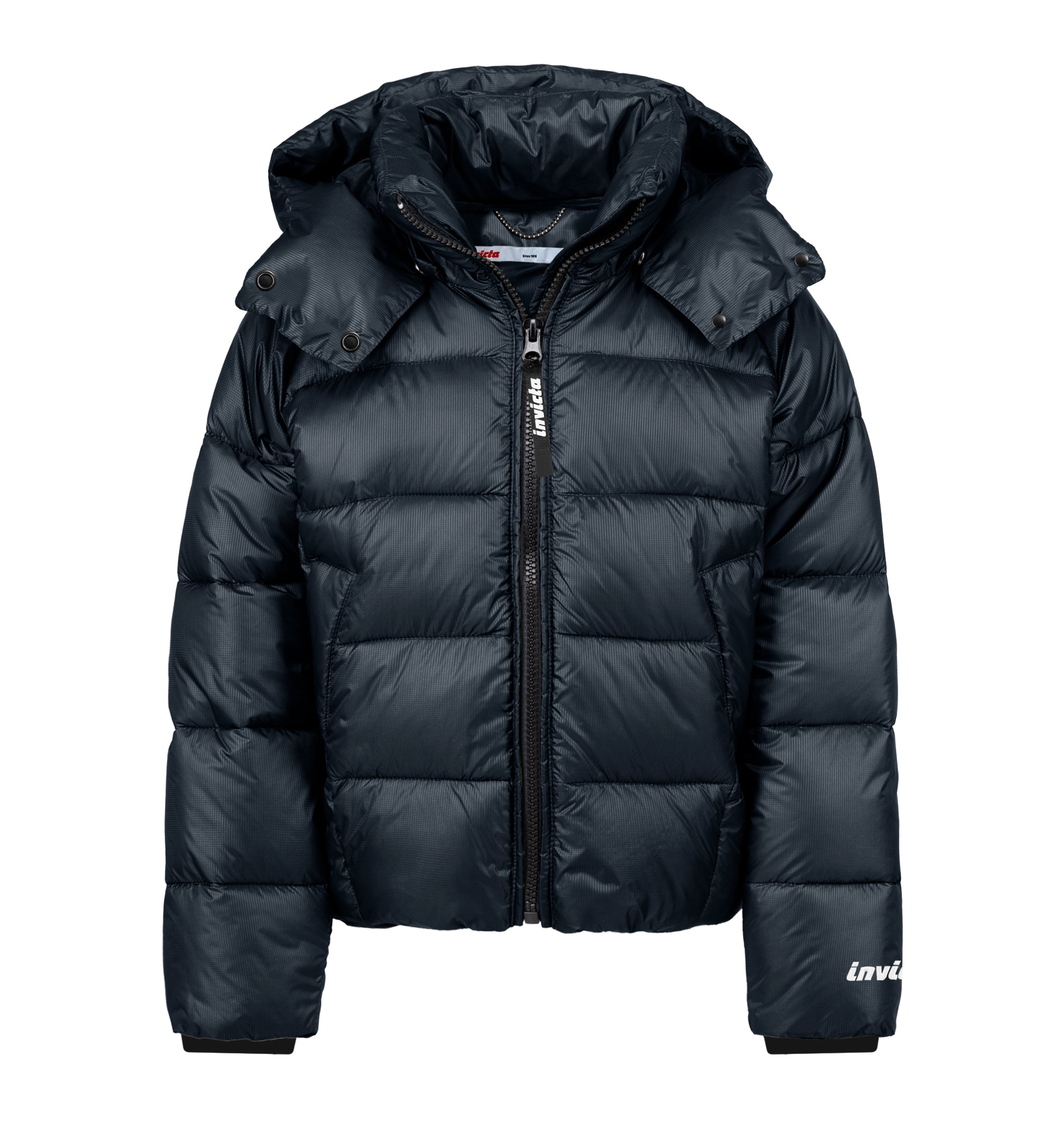 Piumino da bambina con cappuccio staccabile – Invicta