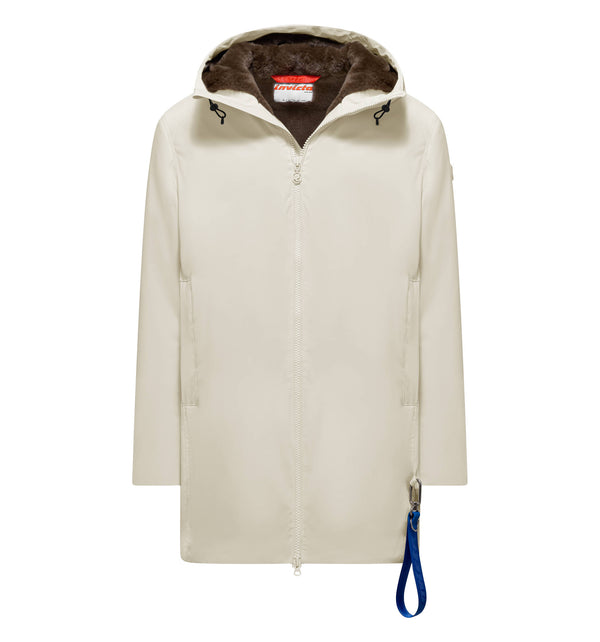 Men's long jacket with removable keychain - 134 / XXL