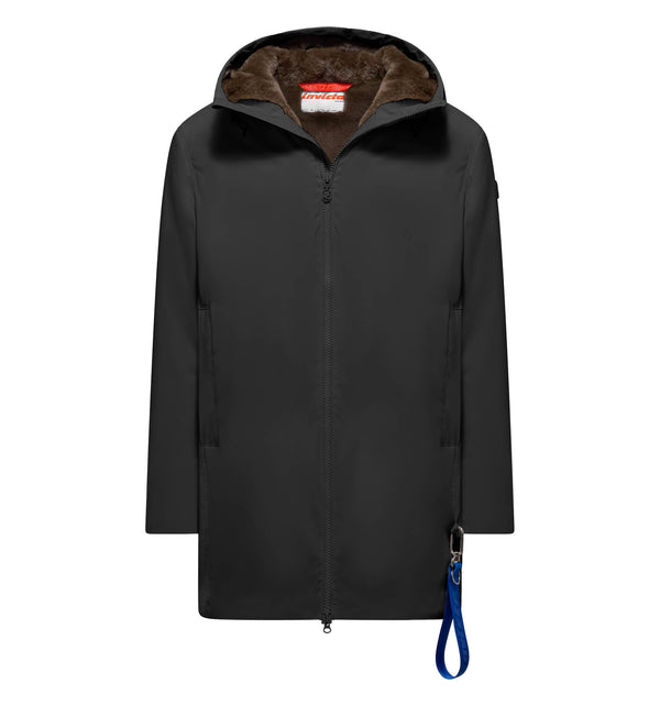 Men's long jacket with removable keychain - 90 / XS