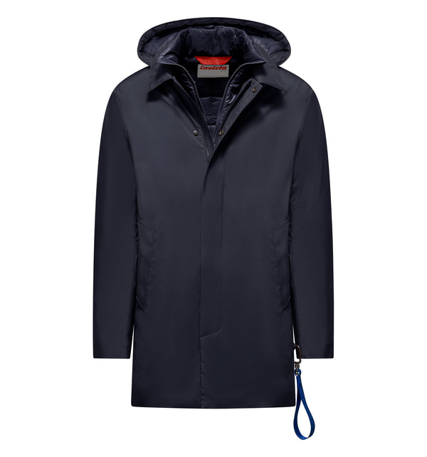 Wattierte Herrenjacke mit Kapuze - 292 / XS