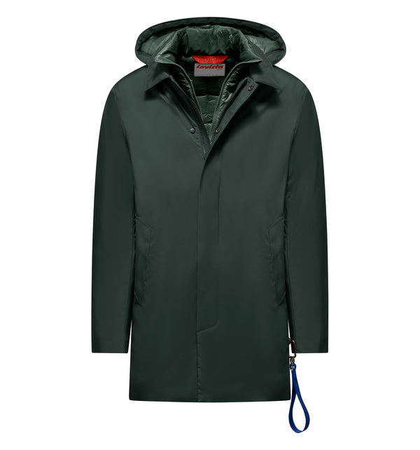 Wattierte Herrenjacke mit Kapuze - 347 / XXL