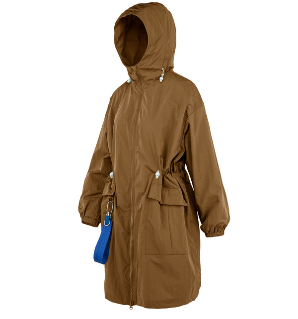 Parka leggero da donna con cappuccio