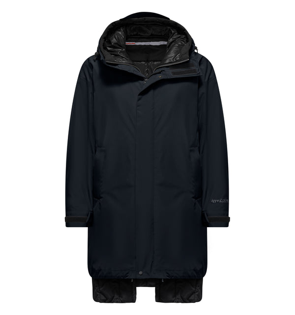 Parka lungo da donna con giacca imbottita staccabile - 2990 / XS