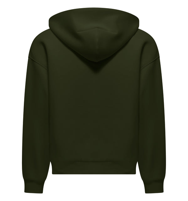 Felpa da uomo con zip e tasca a marsupio