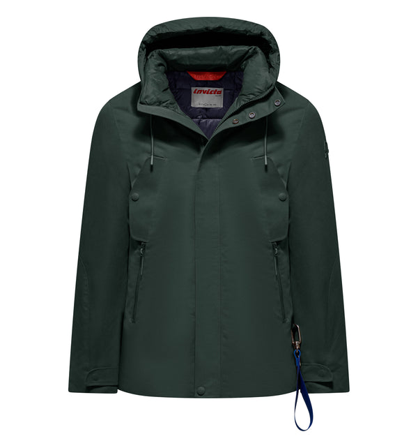 Men's padded jacket with hood - 347 / XS