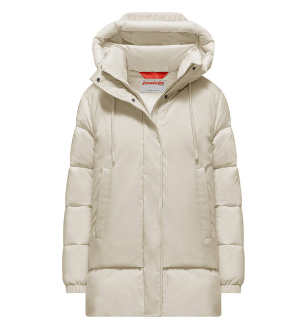 Women's long bi-material jacket - 134 / XS
