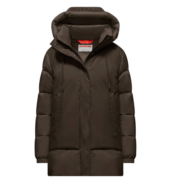 Women's long bi-material jacket - 14 / XS