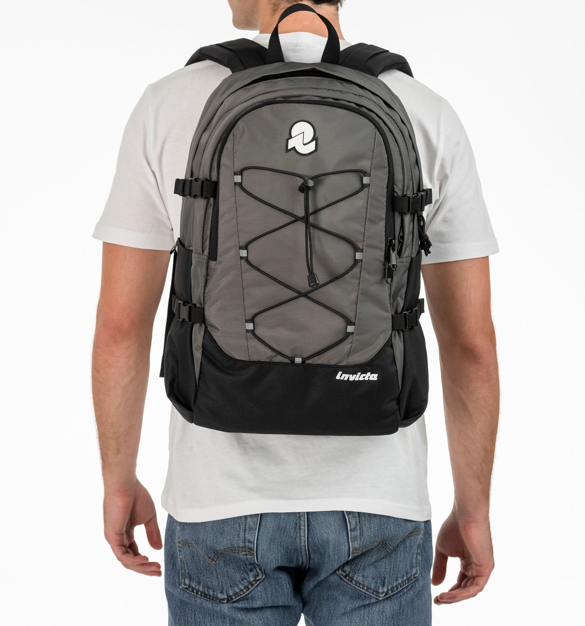 INVICT-ACT Plus Optical Fiber Backpack Jet Black INVICT-ACT Plus Optical Fiber Backpack Jet Black