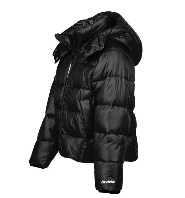 Piumino da bambina con cappuccio staccabile