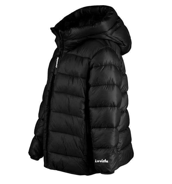 Piumino da bambino con cappuccio e imbottitura sintetica