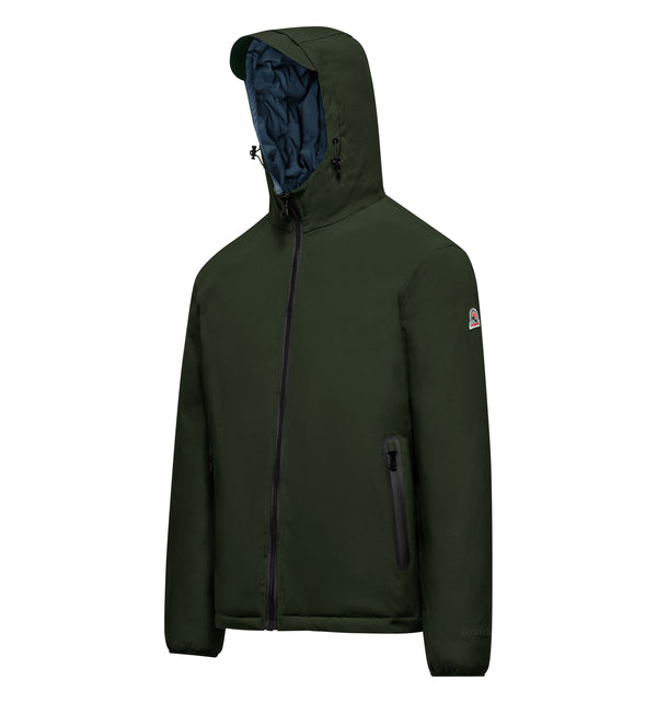 Wendbare Herrenjacke mit Kapuze