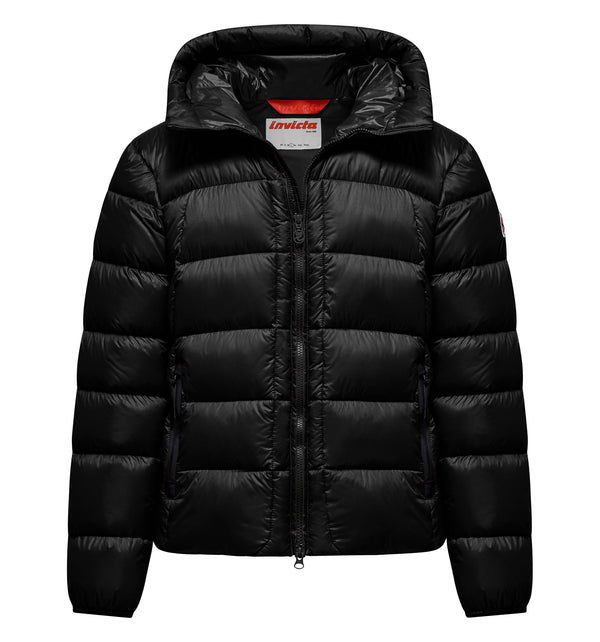 Herren-Daunenjacke aus Nylon mit Kapuze - 90 / XXXL