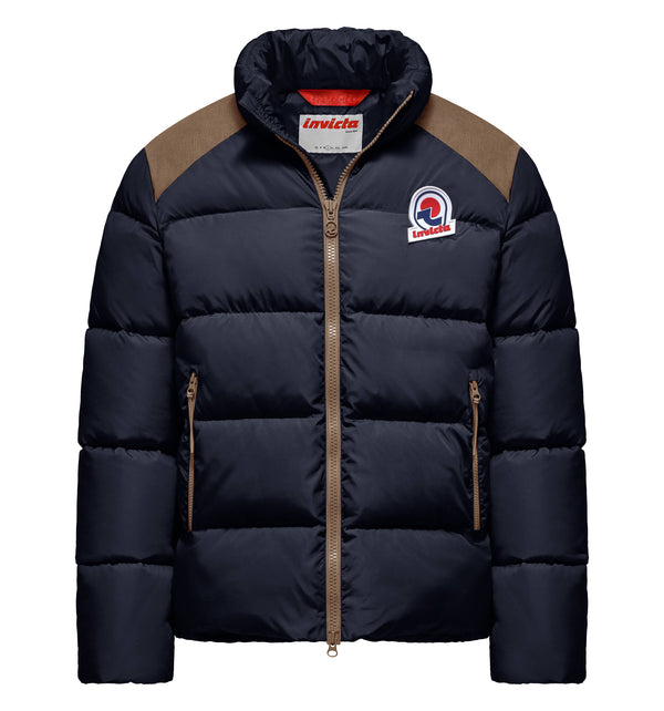 Men's padded jacket with a high collar - 292 / XS