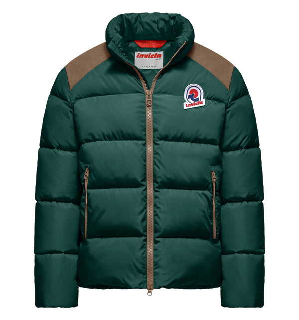 Men's padded jacket with a high collar - 367 / XS