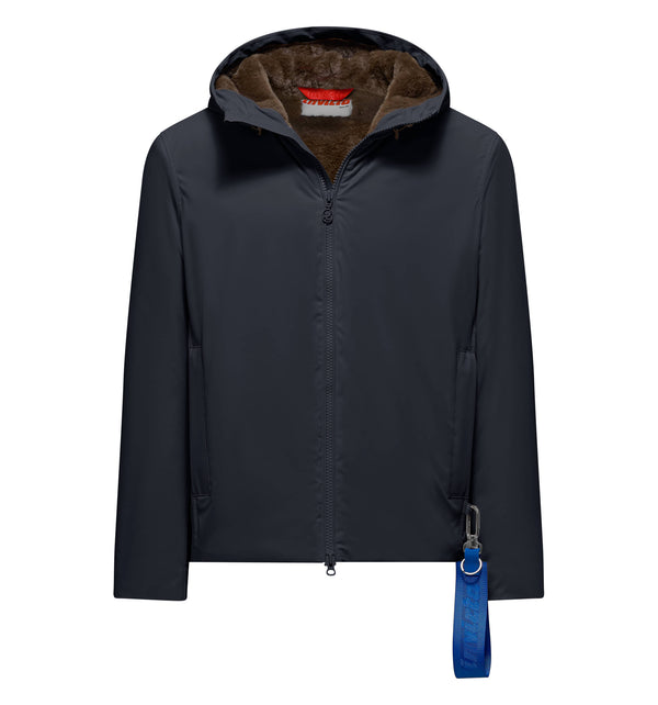 Men's lined hooded jacket - 292 / L