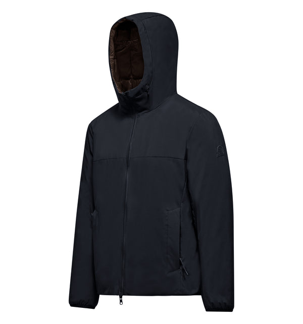 Men's reversible hooded jacket