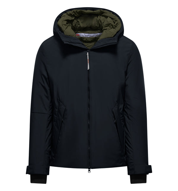 Giaccone lungo da uomo con cappuccio e imbottitura sintetica - 297 / S