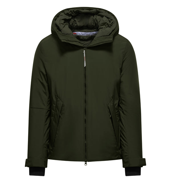 Giaccone lungo da uomo con cappuccio e imbottitura sintetica - 341 / S