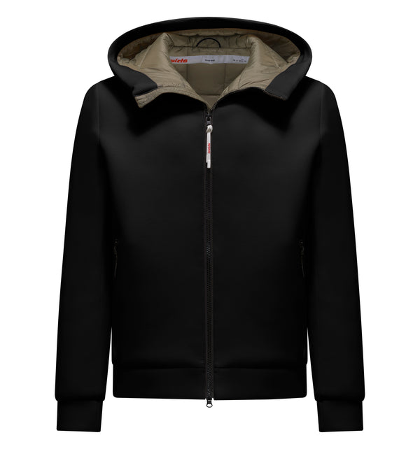 Giacca da uomo in neoprene con cappuccio - 090 / XS