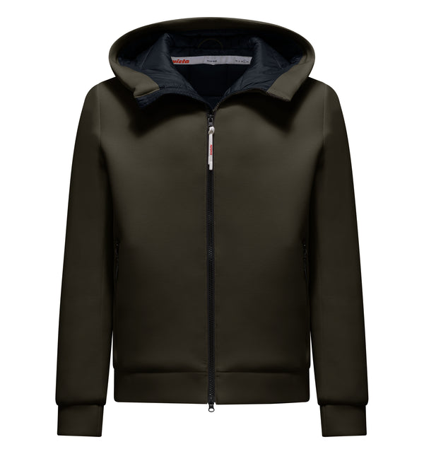 Giacca da uomo in neoprene con cappuccio - 322 / S