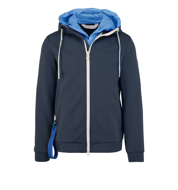 Giacca da uomo con cappuccio in jersey - 20 / XS