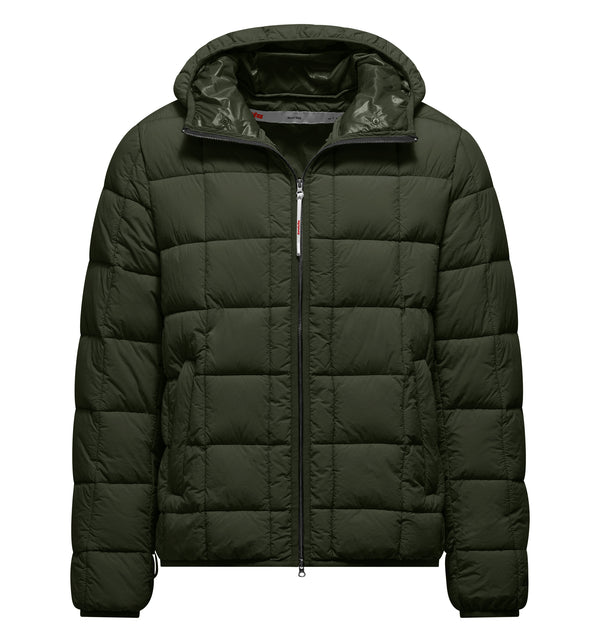 Giacca da uomo con cappuccio e strato interno imbottito staccabile