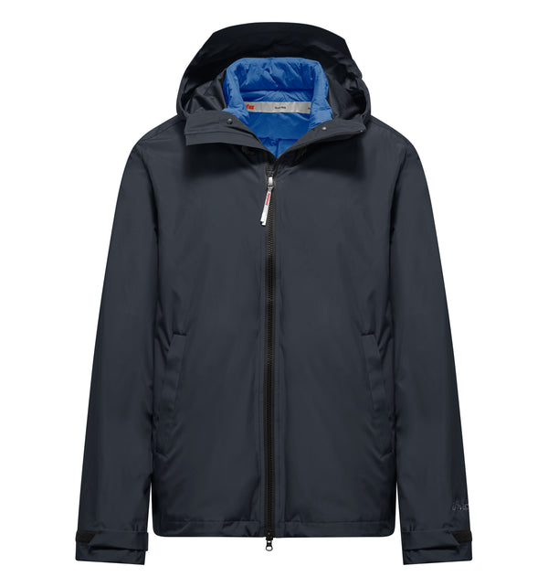 Giaccone da uomo con cappuccio e gilet imbottito staccabile - 2920 / S