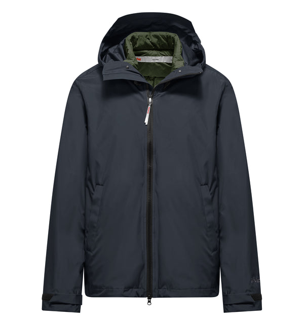 Giaccone da uomo con cappuccio e gilet imbottito staccabile - 2934 / S