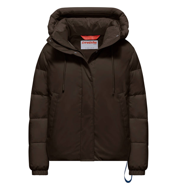 Women's hooded bi-material jacket - 14 / XS