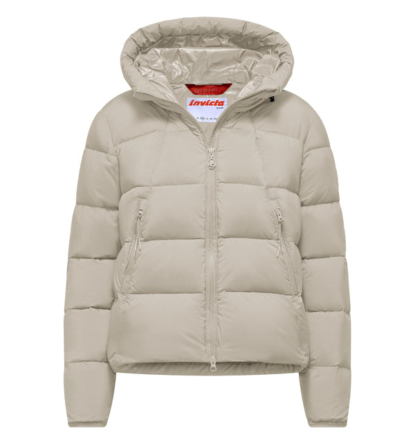 Women's quilted hooded jacket - 134 / XS