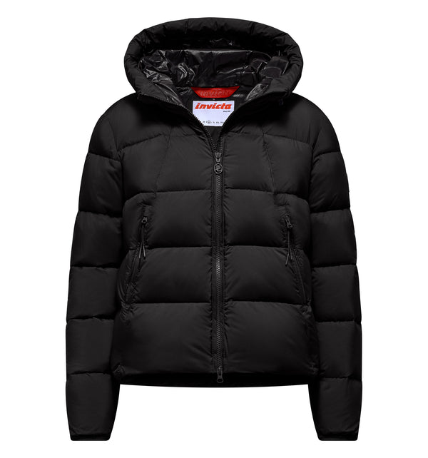 Women's quilted hooded jacket - 90 / XS