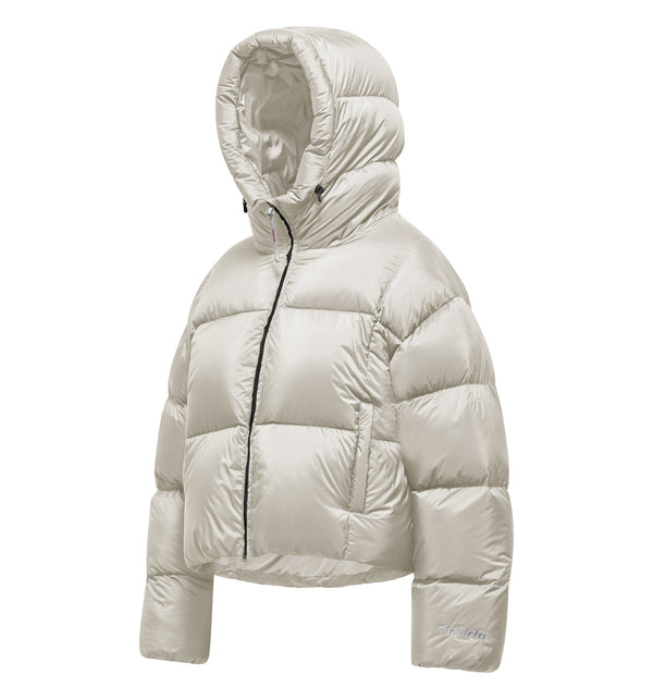 Piumino da donna con cappuccio