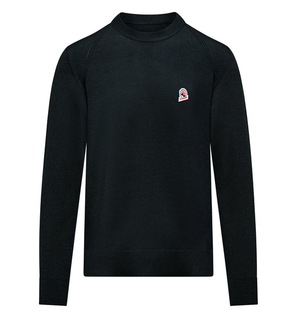 Herren-Langarmshirt mit Rundhalsausschnitt - 90 / XS