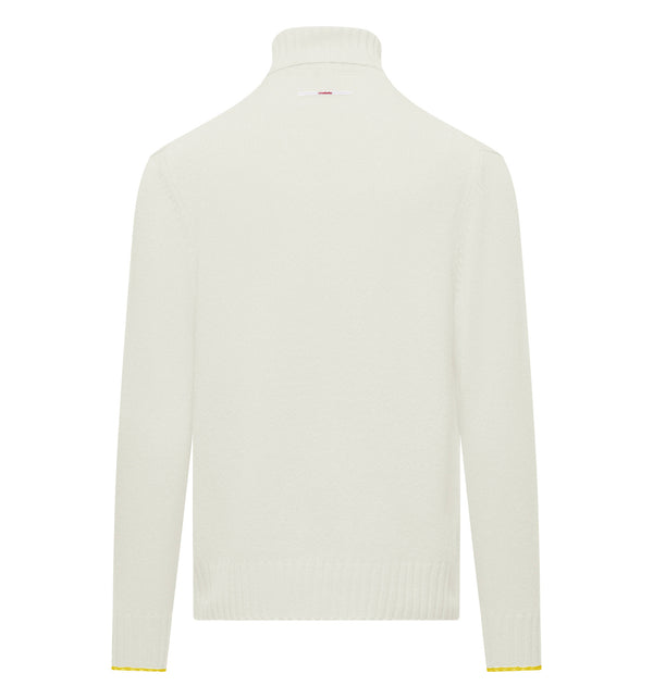 Herren-Rollkragenpullover aus Wolle