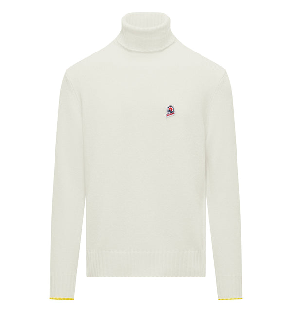 Herren-Rollkragenpullover aus Wolle - 01 / XXXL