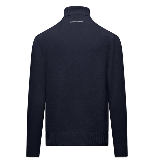 Herren-Rollkragenpullover aus Wolle