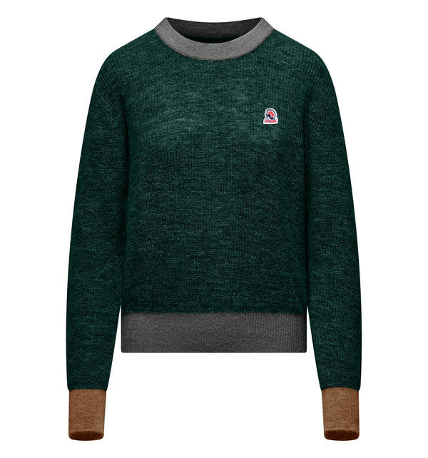 Women's long-sleeved crew neck sweater - 367 / XS