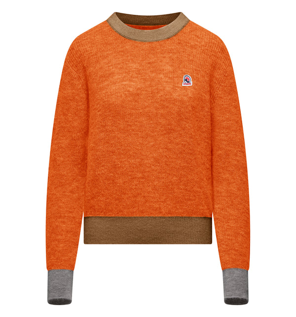 Women's long-sleeved crew neck sweater - 419 / XS