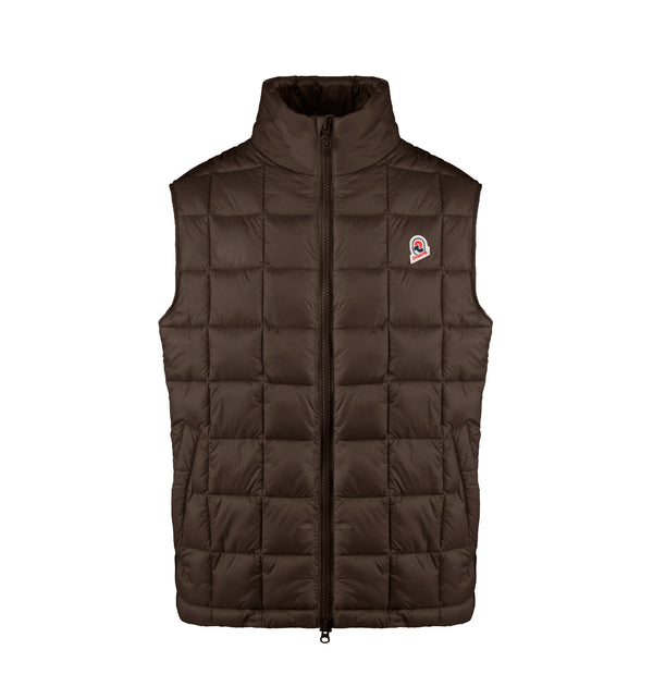 Men's quilted nylon vest - 14 / S