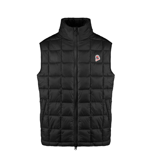 Men's quilted nylon vest - 90 / S