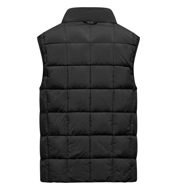 Gilet imbottito da uomo in nylon idrorepellente