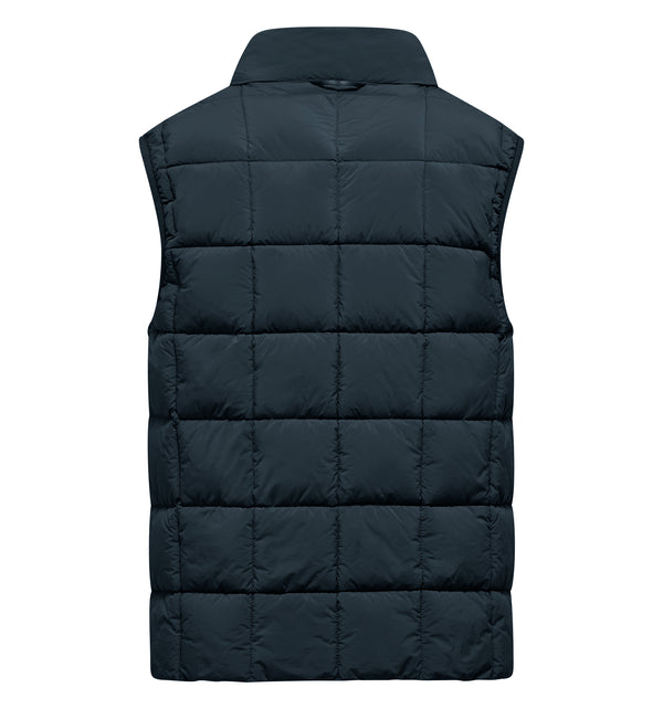 Gilet imbottito da uomo in nylon idrorepellente