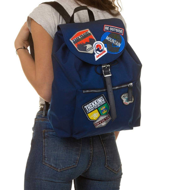 Jolly Heritage Zaino Invicta In Pelle Zaino Da Viaggio Invicta