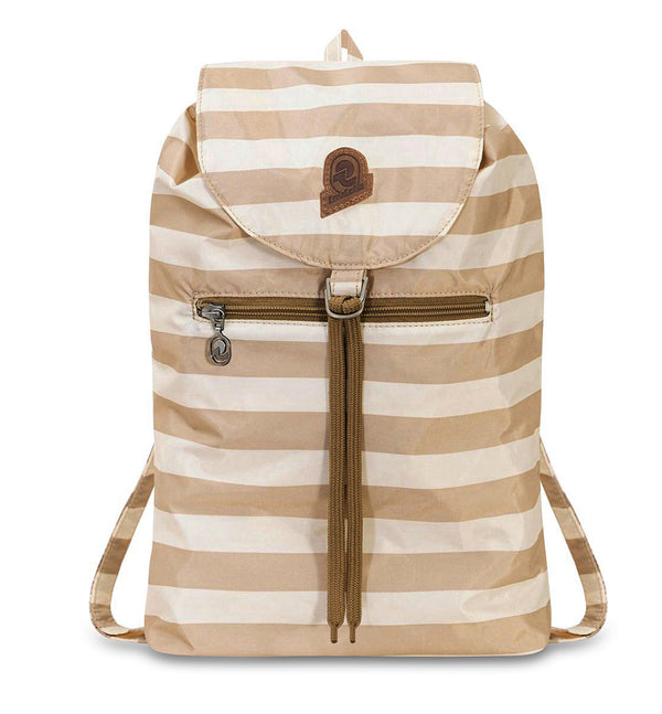 MINISAC HERITAGE PACKABLE BACKPACK - Beige/White