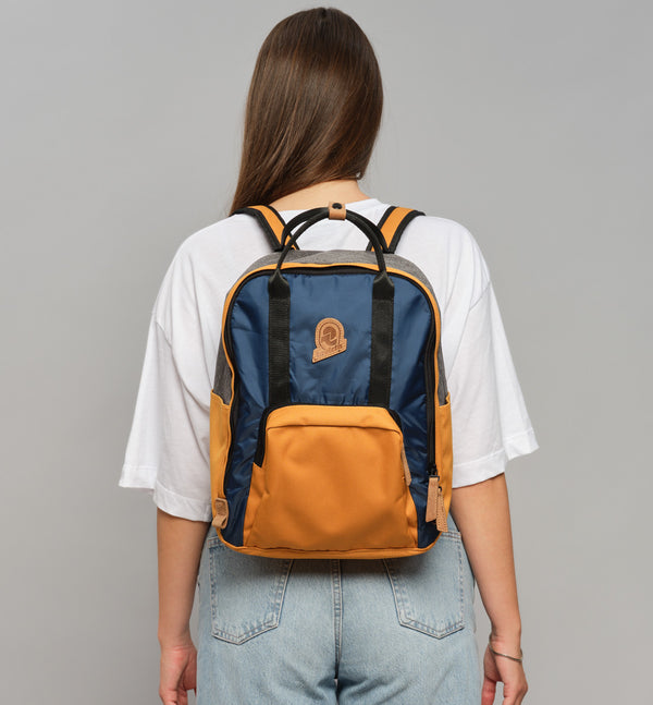 SHYLLA COLOR BACKPACK - Yellow/Blue
