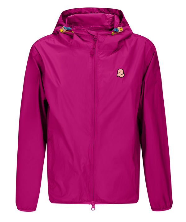 Woman’s jacket with hood, windproof, heat-sealed, packable - D126 / XS