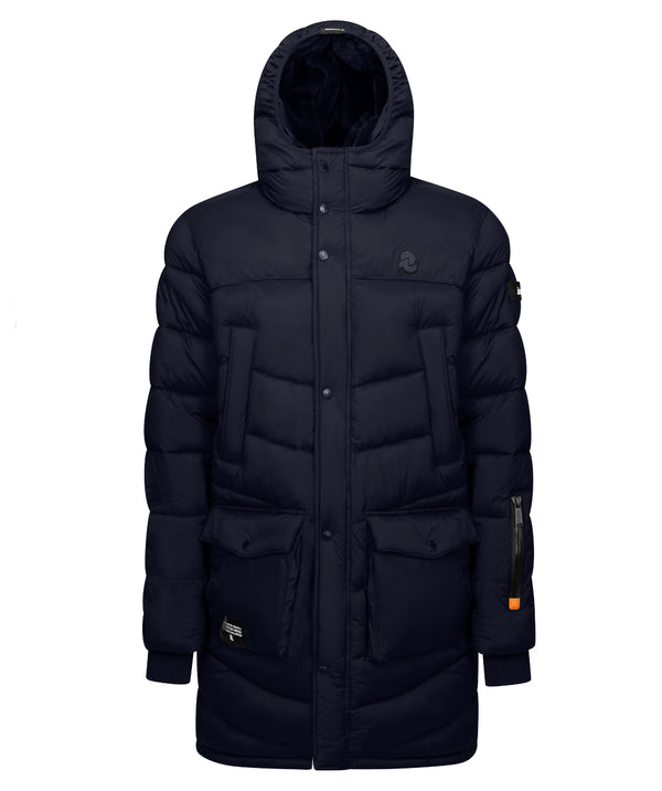 Maxi man’s coat with hood  - 730 / XL